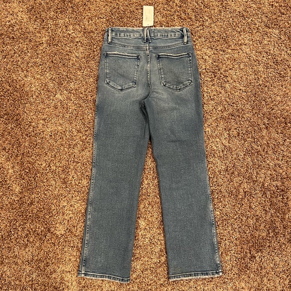 NWT Good American Good Curve Straight Jeans Size 6/28 - BLUE858 - Picture 5 of 13